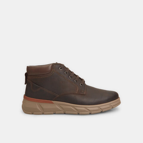 Botines de hombre Weinbrenner de piel , Marrón Botines de hombre Weinbrenner de piel , Marrón
